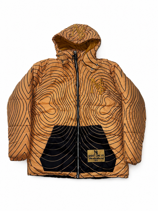 NSI Ghost Line V2 Arctic Puffer — Only 5 Made (Numbered 1–5) — Sand Obsidian
