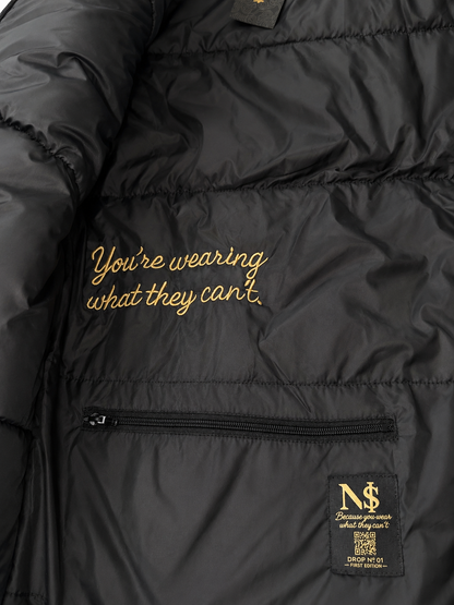 NSI Ghost Line V2 Arctic Puffer — Only 5 Made (Numbered 1–5) — Sand Obsidian