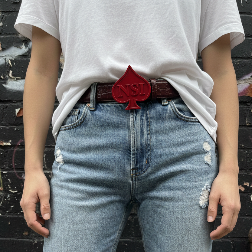 ACE DIVISION – Luxury Leather Tech-Buckle Belt