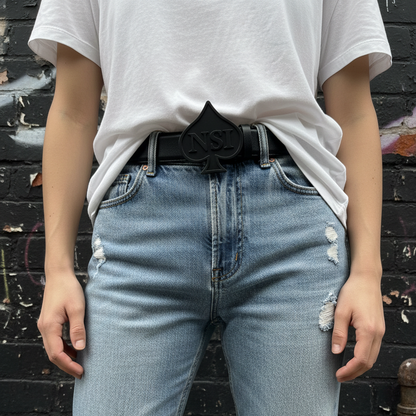 ACE DIVISION – Luxury Leather Tech-Buckle Belt