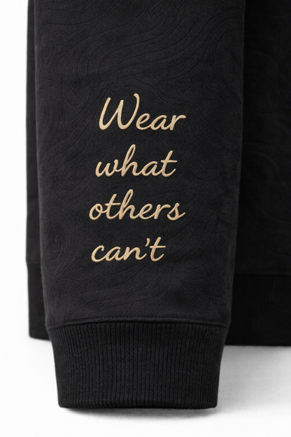 NSI Ghost Line V2 Hoodie — Only 13 Made (Numbered 1–13) — Obsidian Sand