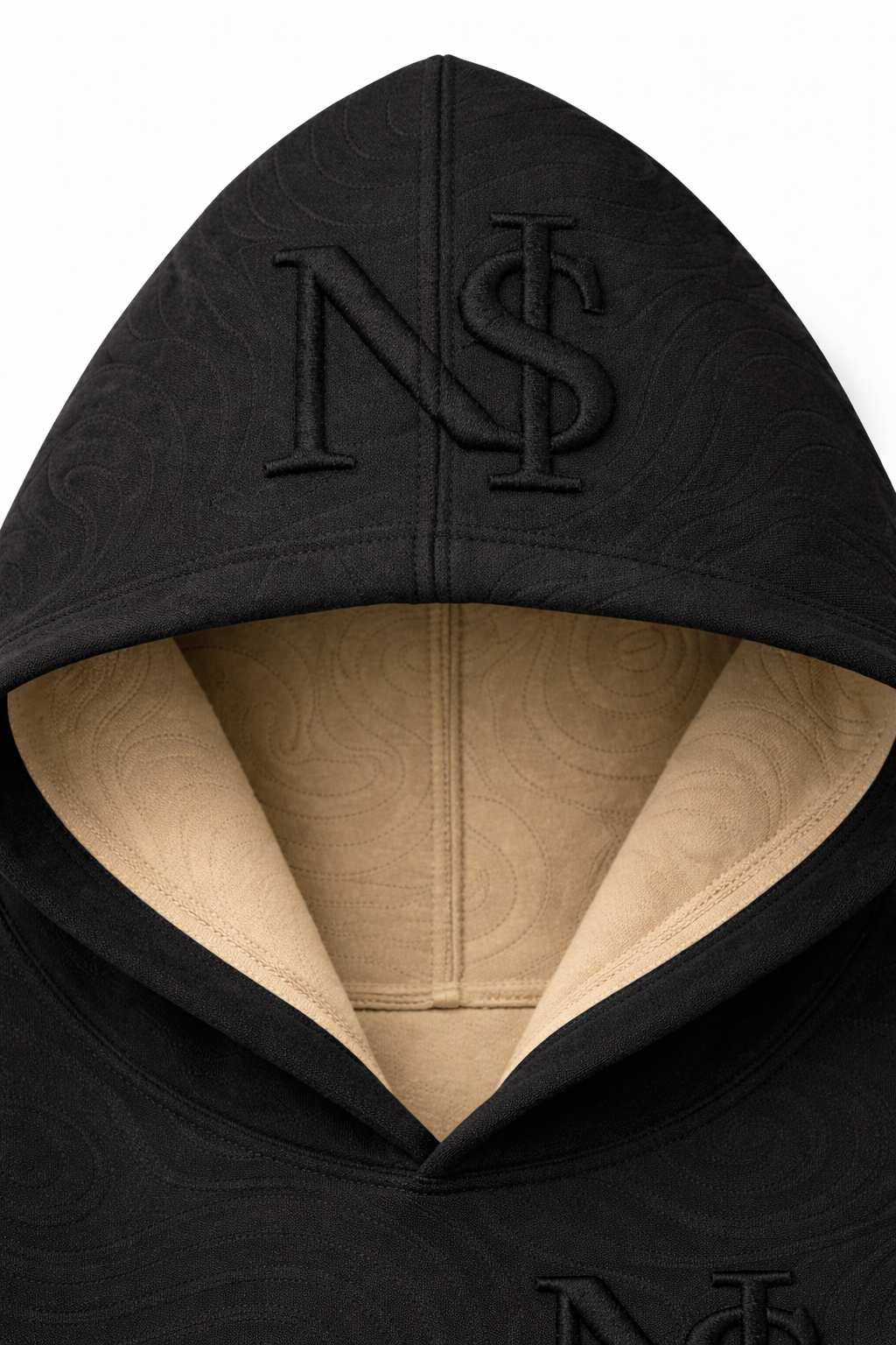 NSI Ghost Line V2 Hoodie — Only 13 Made (Numbered 1–13) — Obsidian Sand