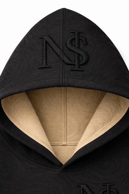 NSI Ghost Line V2 Hoodie — Only 13 Made (Numbered 1–13) — Obsidian Sand