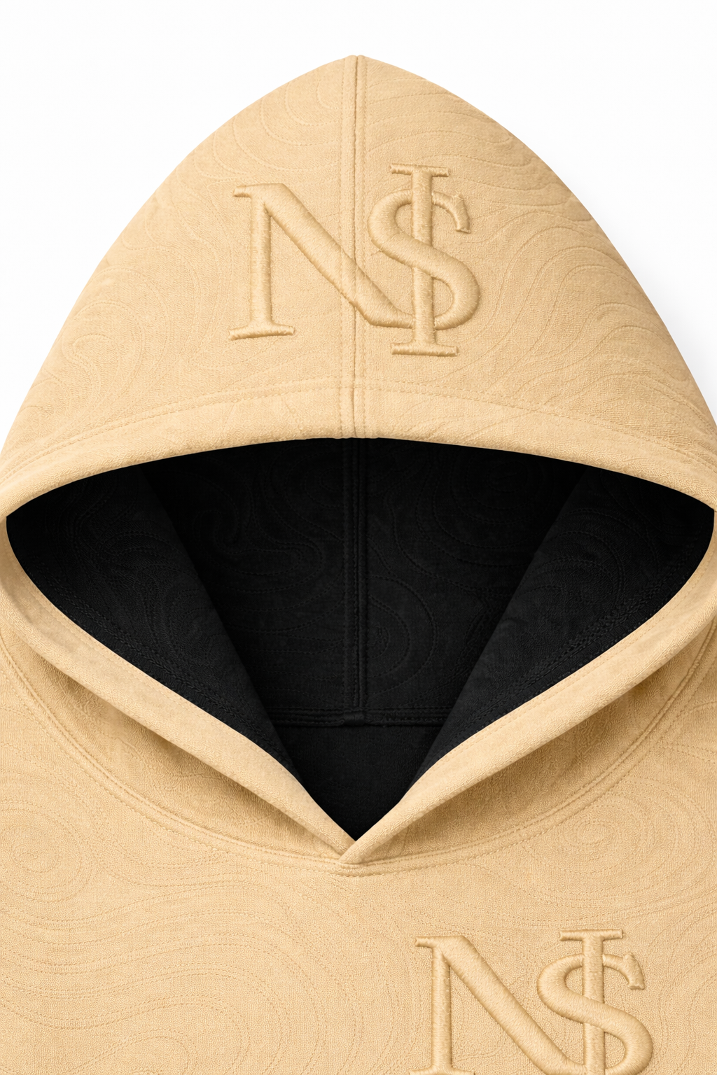 NSI Ghost Line V2 Hoodie — Only 12 Made (Numbered 1–12) — Sand Obsidian