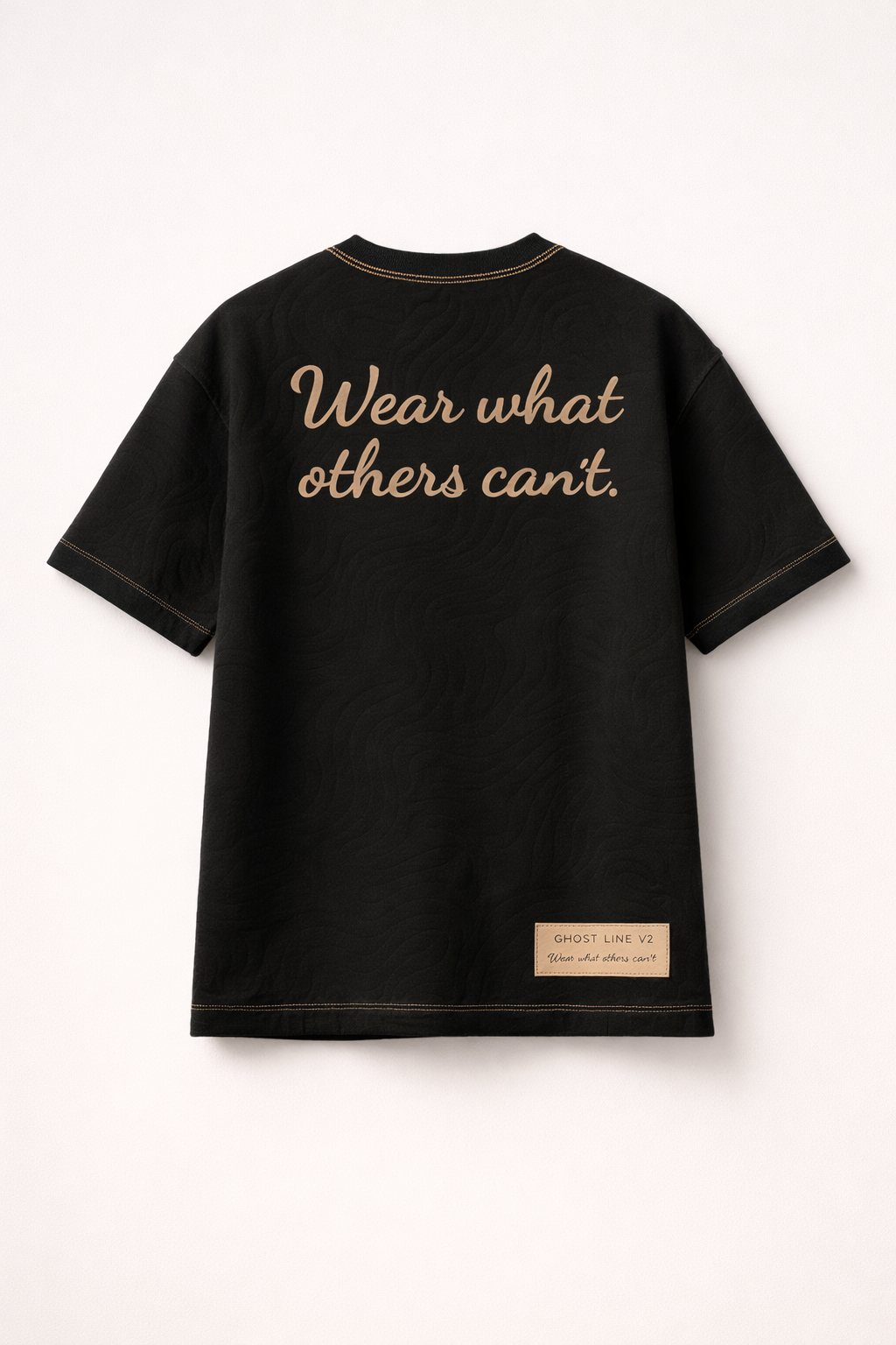 NSI Ghost Line V2 — Obsidian Sand Jersey T-Shirt (13 Made)